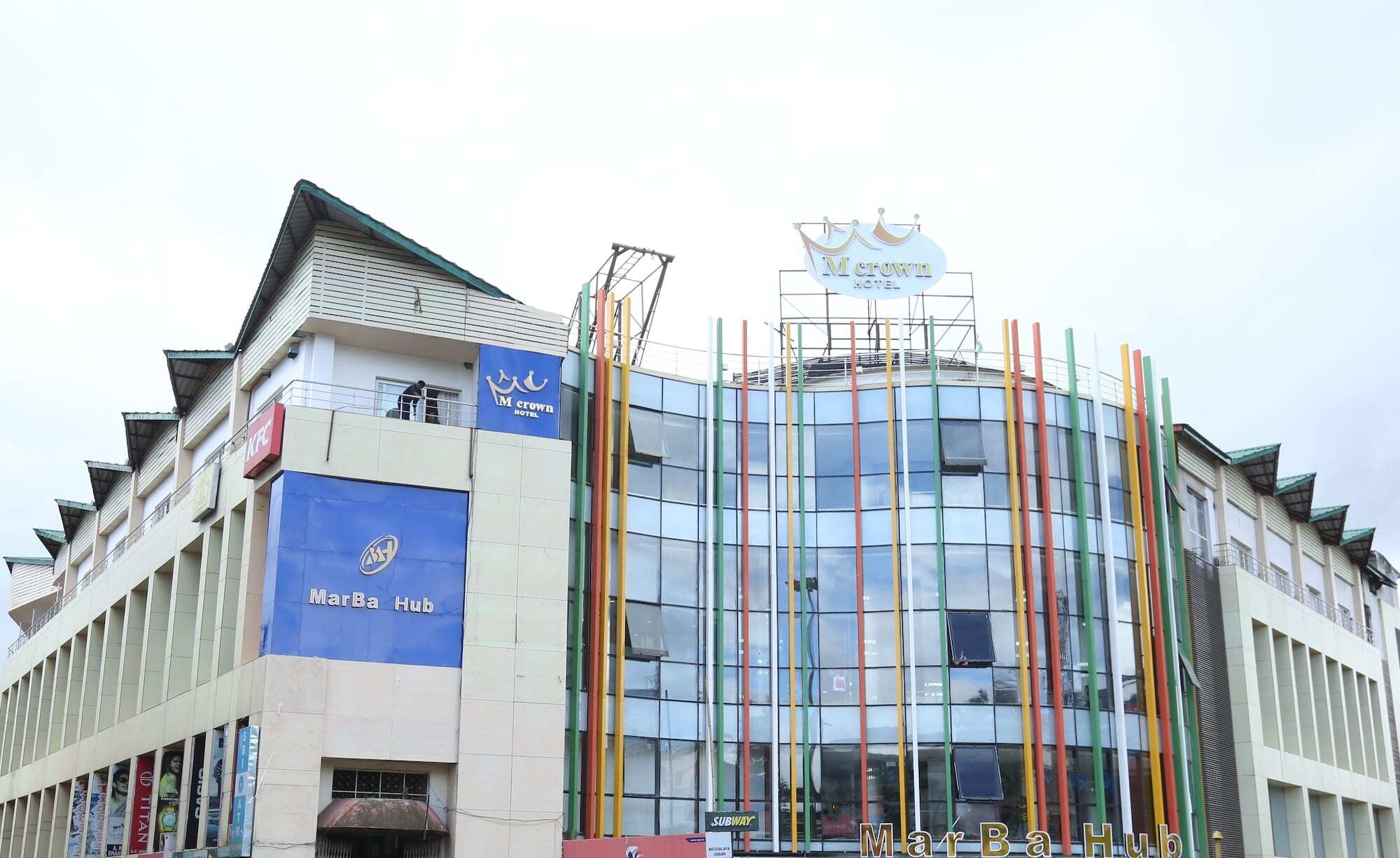 M Crown Hotel Shillong Bagian luar foto